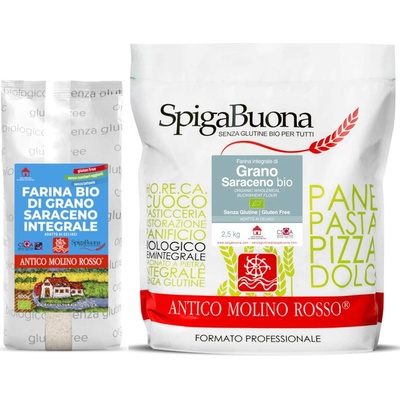 SpigaBuona Pohánková múka celozrnná mletá kameňom BIO 0,5 kg