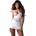 Obsessive Alissium Chemise & Thong White M/L