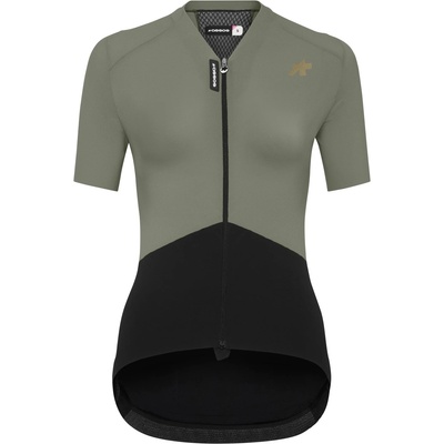 ASSOS Дамска фланелка с къс ръкав за колоездене ASSOS Women's Uma GTV Jersey S11 Cycling jersey - Edge Green (156-2814-0214)