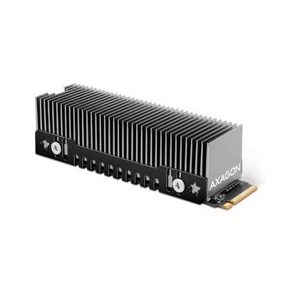 AXAGON CLR-M2XT, hliníkový pasivní chladič pro jedno i oboustranný M.2 SSD disk, výška 24 mm (CLR-M2XT)