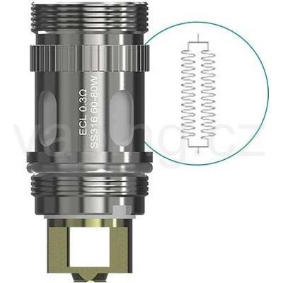 iSmoka Eleaf ECL SS316 hlava 0,18ohm