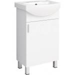 Inter Ceramic Долен шкаф за баня ICP 5035 + 5091UKR, Inter Ceramic, PVC, бял, с умивалник, 50x40x85см (5035 + 5091UKR)