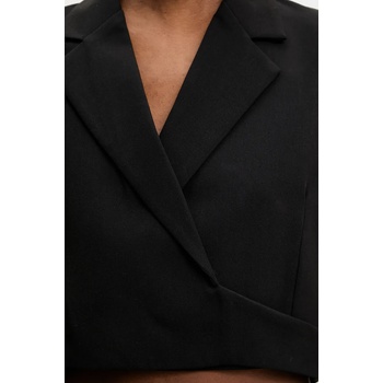 Answear Lab Сако Answear Lab в черно без закопчаване с изчистен дизайн (LD2219.hos)