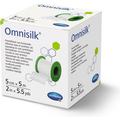 Hartmann-Rico Omnisilk náplast bílé hedvábí 5 cm x 9,2 m