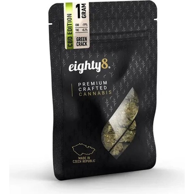 Eighty8 CBD kvety Green Crack 19%