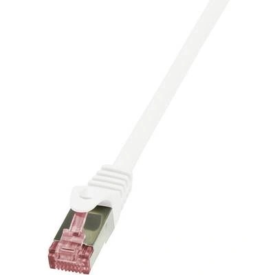 LogiLink Кабел S/FTP LOGILINK Cat6, LSZH, Мед, 1.5 м, Бял, AWG27, Двойно екраниран CQ2041S (CQ2041S)