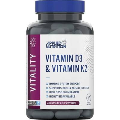 Applied Nutrition Vitamín D3 a K2 60 kapslí