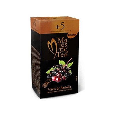 Biogena Majestic Tea Višňa & Baza ovocný čaj 20 x 2,5 g