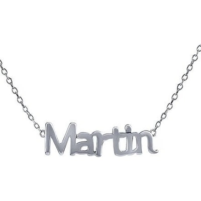 SILVEGO Strieborná retiazka s menom Martin JJJ2240N-Martin