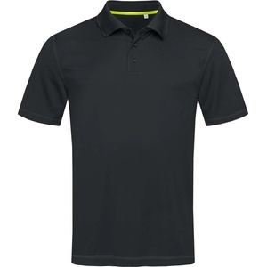 Stedman mesh polo st8450 / Мъжка спортна поло тениска - черна xxl (st8450bloxxl)