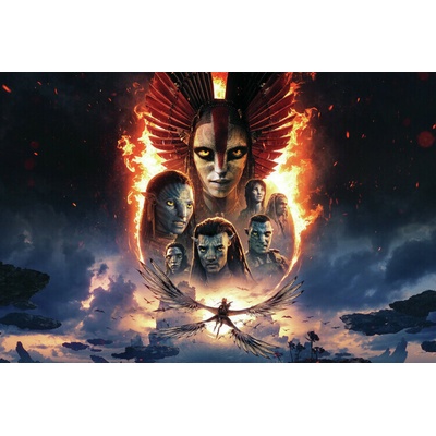 Plakát, Obraz - Avatar: Fire and Ash - Group, 40 × 26.7 cm