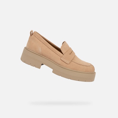 Geox Бежови дамски мокасини Geox Spherica Ec7 Geox | Bezhov | ЖЕНИ | 38