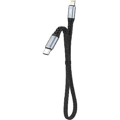 Kábel USB-C na Lightning Dudao 20W PD 0,23 m (čierny) L10P