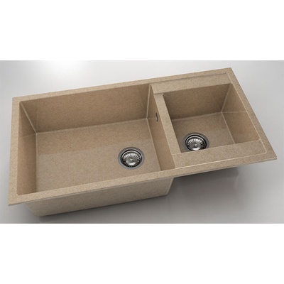 FAT Мивка Vanguard 235, Granicite, 860 Pink pastel, с включен сифон