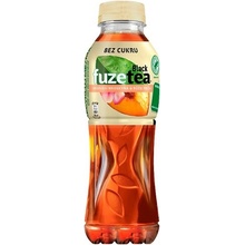 FuzeTea Black Ice Tea broskev & růže bez cukru 0,5 l