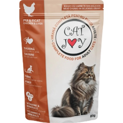 Cat Joy Adult Chicken Liver in Sauce 24 x 85 g