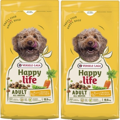 Versele-Laga Happy Life Adult with Chicken 2 x 12,5 kg