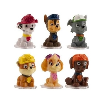Figúrka na tortu Paw patrol 4 cm 6 ks - Dekora