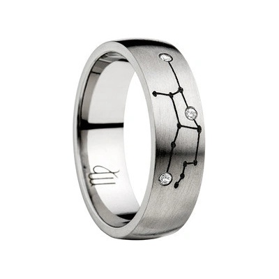 Swepol Titanový prsten Zodiac znamení panna ZOD C06