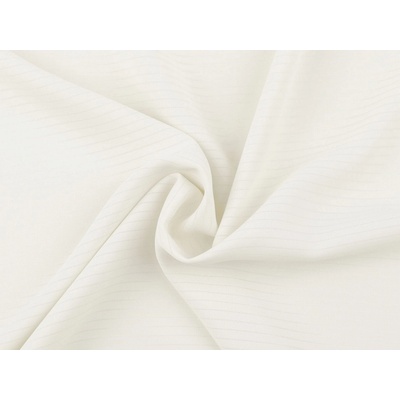 Prima-obchod Imitace hedvábí proužek, barva 1 Off White