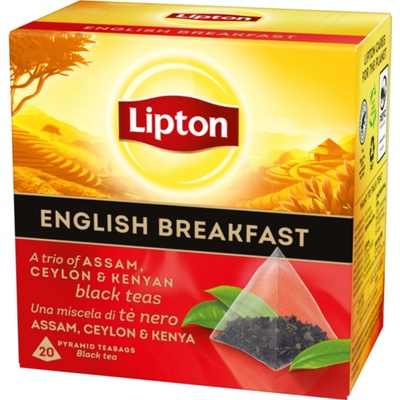 Lipton English Breakfast černý čaj 20 čajových sáčků