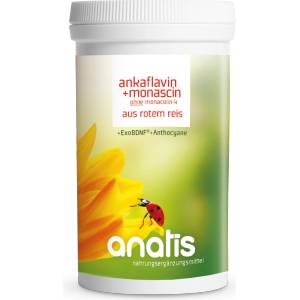 anatis Naturprodukte Анкафлавин + Монасцин + ExoBDNF® - 180 капсули