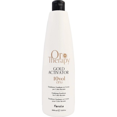 Fanola Oro Therapy Gold Activator Oro Puro 1000 ml vyvíječ 10 Vol. 3%