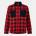 Luke Men's Valley Overshirt - Black Red