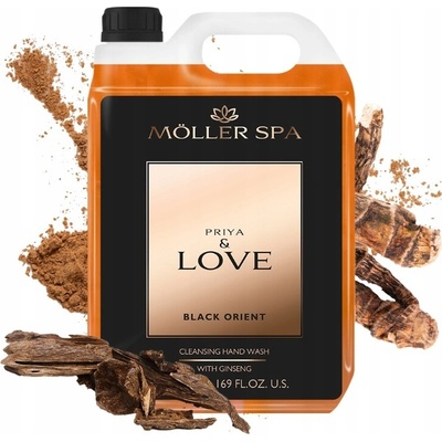 Möller Spa Priya & Love tekuté mýdlo s ženšenem 5 l
