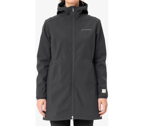 Bunda dámska Vaude Moena Softshell Parka - phantom black
