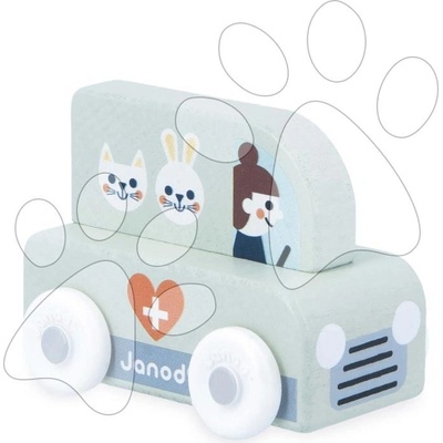 Janod Cross roads auto na tlačení Veterinář J05946
