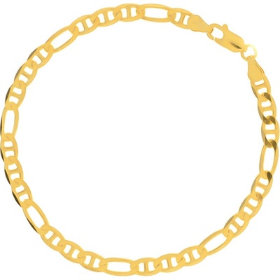 Argento Pozlátený strieborný náramok šírka 5 mm I5335