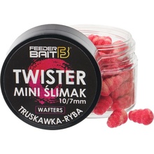 FeederBait Twister Mini Šlimak Wafters 25ml 11x8 mm Jahoda/Ryba