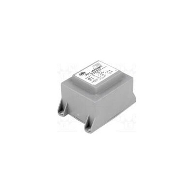 Transformátor zalévaný 30VA 230VAC 9V 9V 1,66A 1,66A PCB