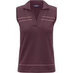 K-Way Дамска поло тениска K-Way Women's Jaligne Stripes Polo shirt - Violet Burnished / Violet (916-6717-0213)