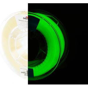 Spectrum 80529 3D нишка, S-Flex 98A, 1, 75mm, 250g, Зелен (светещ в тъмното) (80529)
