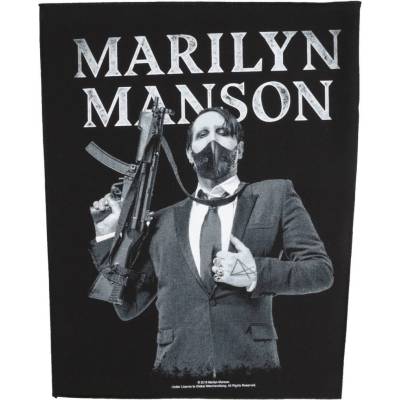 nášivka RAZAMATAZ Marilyn Manson Machine Gun