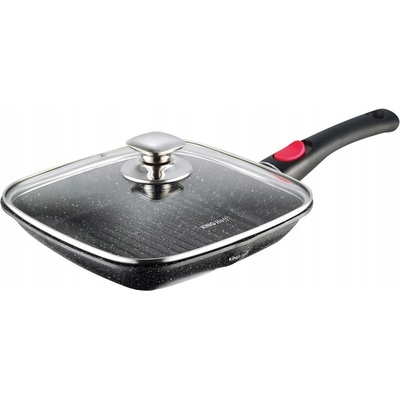 KINGHOFF Granitová grilovací pánev 24 cm s odnímatelnou rukojetí KH-1510