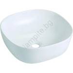 Bathco 4071 - Мивка за плот OLEA 41x41 см порцелан/бял (BO0037)