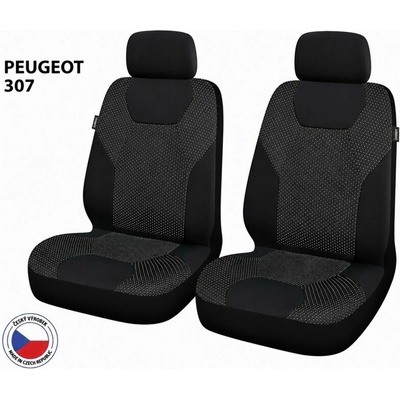 Autopoťah Cappa Perfetto ZL Peugeot 307 černá/šedá 2M