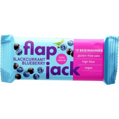 The Beginnings Flapjack ovesný černý rybíz a borůvka 60 g