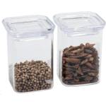 Pebbly Кухненски буркан за съхранение PKV-074 240 ml, комплект 2 бр. , стъкло, Pebbly (PEBBPKV074)