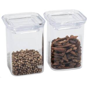 Pebbly Кухненски буркан за съхранение PKV-074 240 ml, комплект 2 бр. , стъкло, Pebbly (PEBBPKV074)