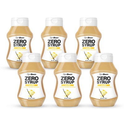 GymBeam ZERO SYRUP Ванилия 6 x 350 ml