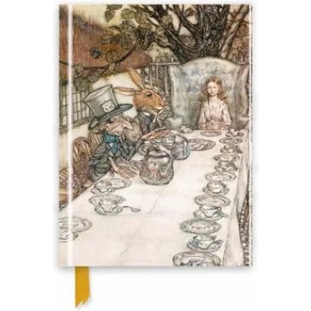 Flame Tree Publishing Rackham: Alice In Wonderland Tea Party (Foiled Journal) | Flame Tree Studio