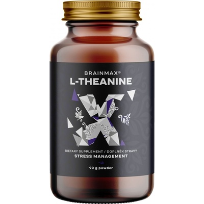 BrainMax L-Theanine L-theanin v prášku 90 g