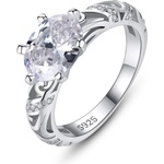 Silenti Jewelry Сребърен пръстен "Възторг" - 6 - 52мм (16.6мм диам. )