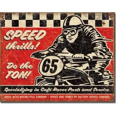 Desperate Enterprises, Inc Speed Thrills - plechová cedule, 40x32 cm 2034