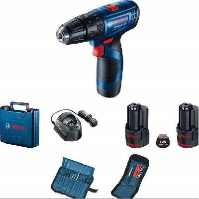 BOSCH GSR 120-LI, 2x 2,0AH, vrtáků a bitů 06019G8102