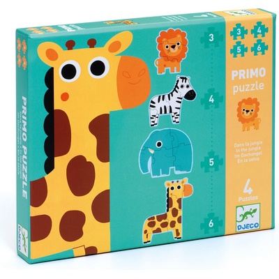 Djeco Džungle 4v1 3,4,5,6 dielov